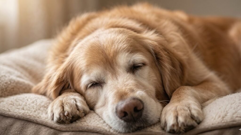 How much sleep does a senior dog actually need?